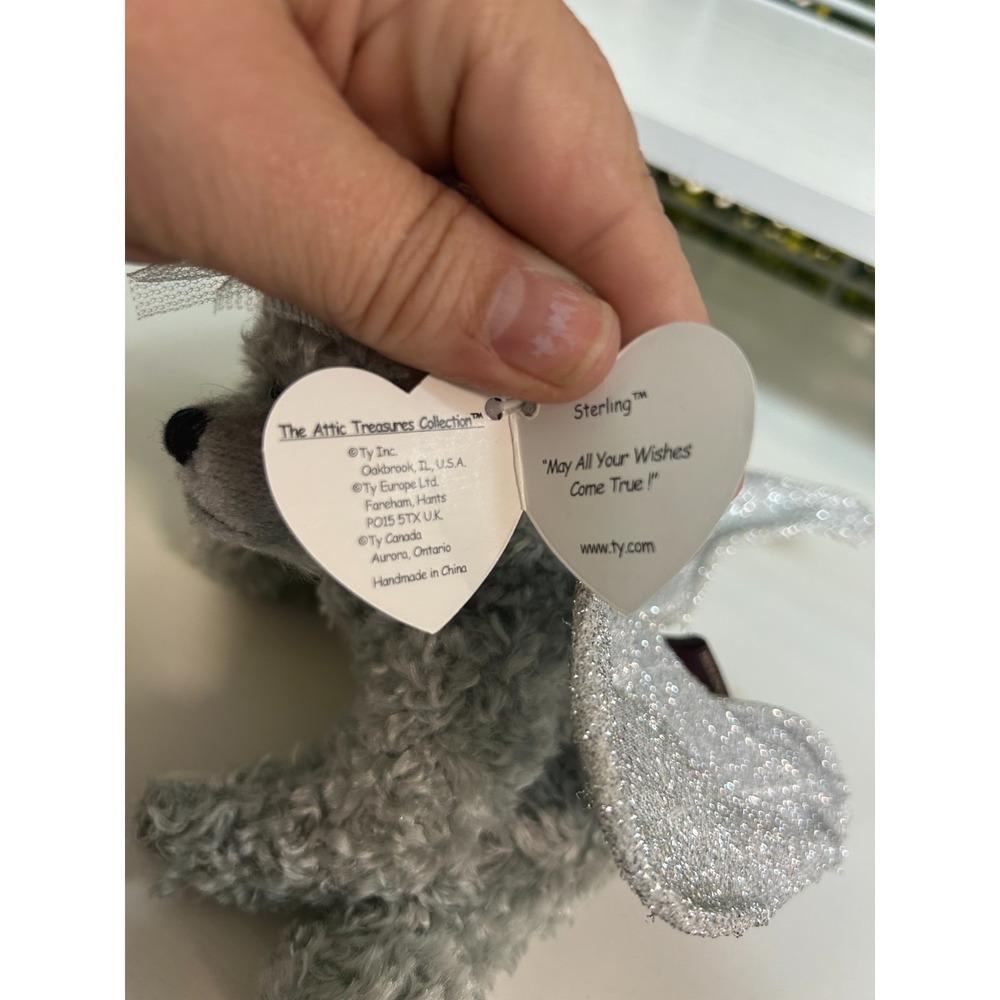 TY Beanie Babies STERLING the Bear  (The Attic Treasure Collection) Jointed. - Picture 4 of 4